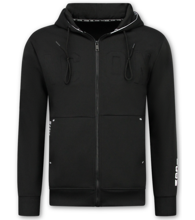 True Rise Herren-Trainingsanzüge – ICON Herren-Jogginganzug für Erwachsene – Herren-Loungewear – Herren-Trainingsanzug – 6153 – Schwarz