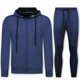 True Rise ICON Herren-Jogginganzug – Herren-Trainingsanzüge – Herren-Loungewear – Trainingsanzug – 6153 – Blau