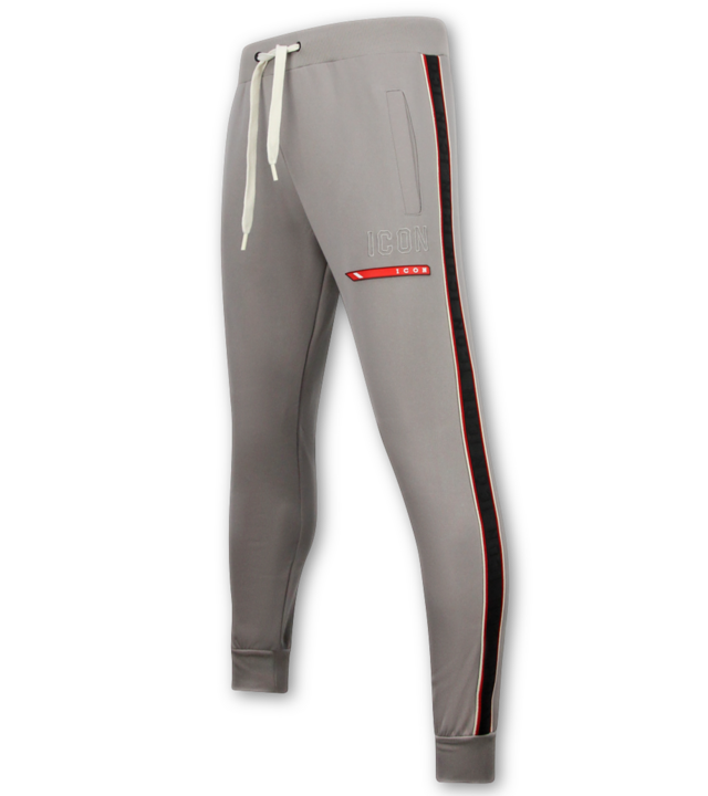 True Rise ICON Herren-Trainingsanzug – Jogginganzug für Erwachsene – Loungewear – Trainingsanzug – 6157 – Grau