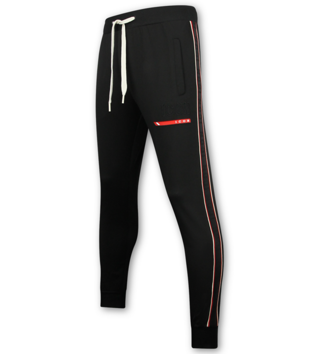 True Rise ICON Trainingsanzug für Herren – Jogginganzug für Herren – Loungewear für Herren – Trainingsanzug – 6157 – Schwarz