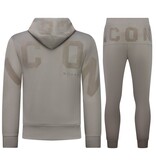 True Rise ICON Hoodie-Trainingsanzug für Herren – Jogginganzug für Erwachsene – Loungewear für Herren – 6152 – Grau