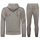 ICON Hoodie-Trainingsanzug für Herren – Jogginganzug für Erwachsene – Loungewear für Herren – 6152 – Grau