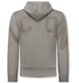 True Rise ICON Hoodie-Trainingsanzug für Herren – Jogginganzug für Erwachsene – Loungewear für Herren – 6152 – Grau