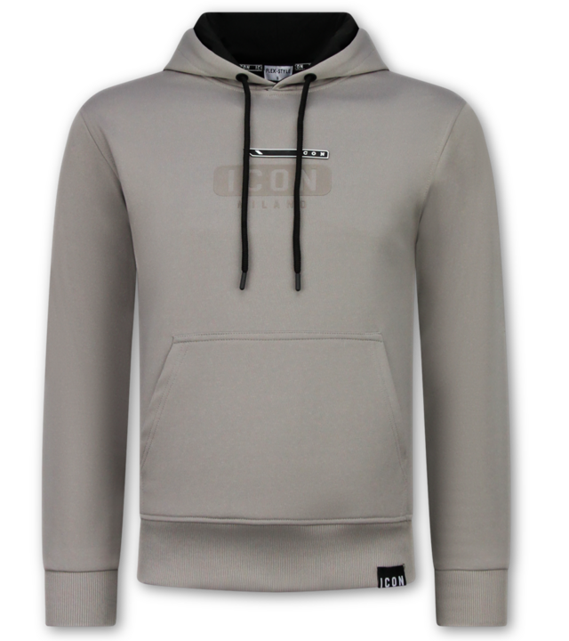 True Rise ICON Hoodie-Trainingsanzug für Herren – Jogginganzug für Erwachsene – Loungewear für Herren – 6152 – Grau