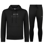 True Rise ICON Hoodie Herren-Jogginganzug – Herren-Trainingsanzug – Herren-Loungewear für Erwachsene – 6152 – Schwarz