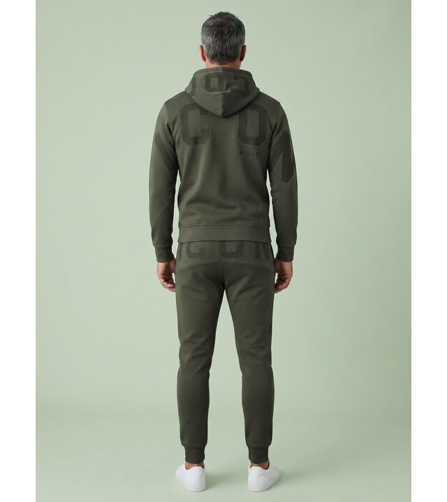 True Rise ICON Herren-Loungewear – Herren-Trainingsanzug – Herren-Jogginganzug für Erwachsene – 6152 – Grün