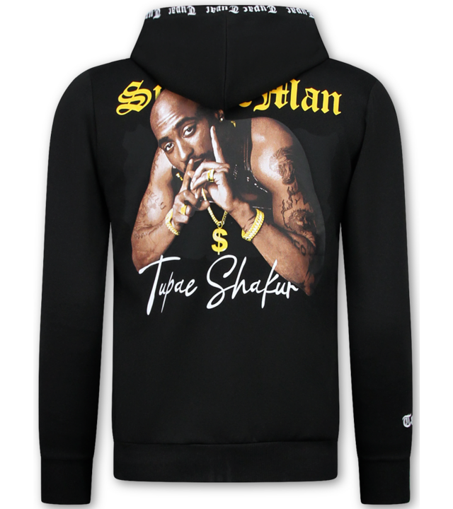 True Rise Tupac Kleidung – Herren-Jogginganzug 2Pac – Tupac Herren-Trainingsanzüge – 3389 – Schwarz