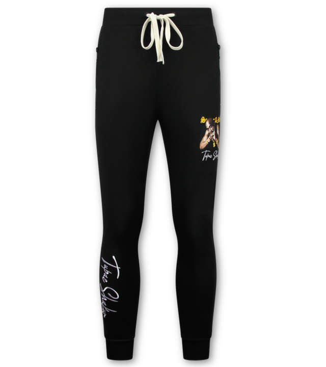 True Rise Tupac Kleidung – Herren-Jogginganzug 2Pac – Tupac Herren-Trainingsanzüge – 3389 – Schwarz