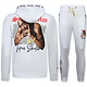 2Pac Kleidung – Herren-Jogginganzüge – Tupac Herren-Trainingsanzüge – 3389 – Weiß