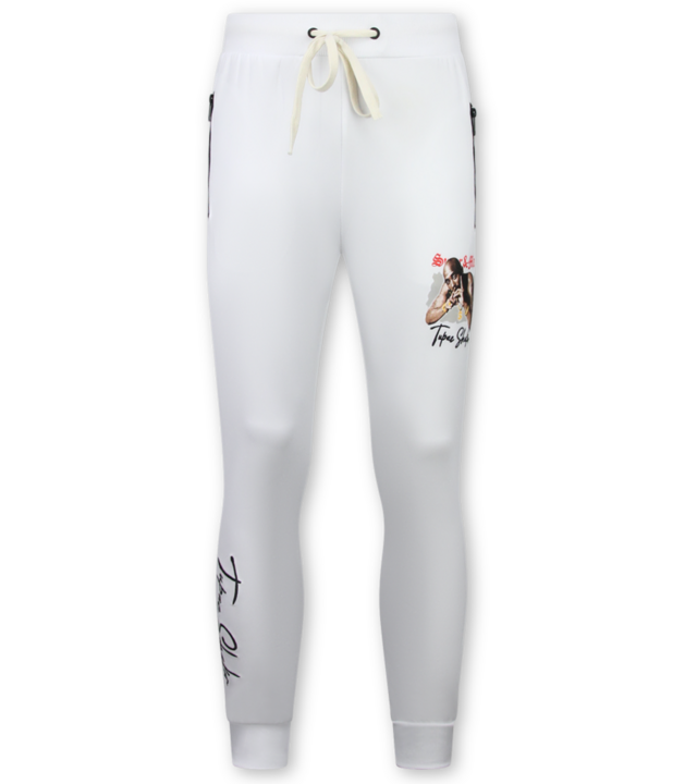 True Rise 2Pac Kleidung – Herren-Jogginganzüge – Tupac Herren-Trainingsanzüge – 3389 – Weiß