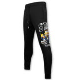 True Rise  Zweiteiliges Set – Simpsons-Trainingsanzug für Herren – Jogginganzug für Herren – Loungewear für Herren – 089 – Schwarz