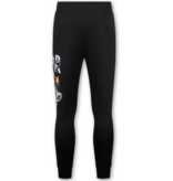 True Rise  Zweiteiliges Set – Simpsons-Trainingsanzug für Herren – Jogginganzug für Herren – Loungewear für Herren – 089 – Schwarz