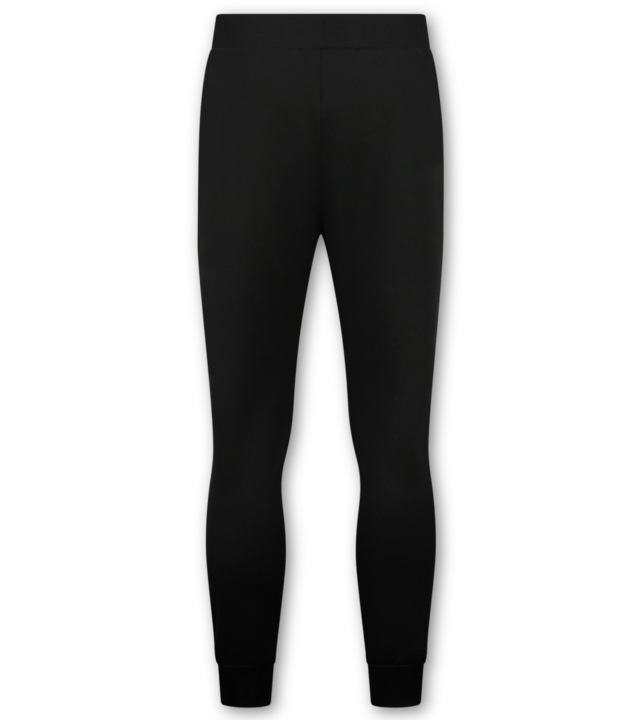 True Rise Herren-Trainingsanzug – Jogginganzug für Erwachsene – Teddybär-Loungewear für Herren – 6052 – Schwarz/Blau