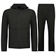 Tech Suit Sommer-Set Herren-Trainingsanzug – Dünner Herren-Trainingsanzug – Herren-Loungewear – 1050 – Schwarz