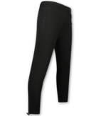 True Rise Tech Suit Sommer-Set Herren-Trainingsanzug – Dünner Herren-Trainingsanzug – Herren-Loungewear – 1050 – Schwarz