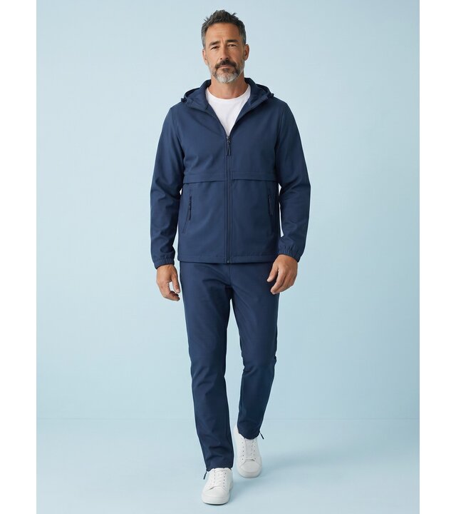 True Rise Dünner Herren-Trainingsanzug für den Sommer – Dünner Funktionsanzug für Herren – Herren-Loungewear – 1050 – Blau