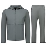 True Rise Dünner Herren-Funktionsanzug – Herren-Sommer-Trainingsanzug – Herren-Loungewear – 1050 – Grau