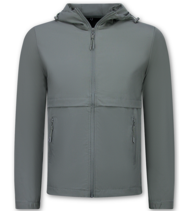 True Rise Dünner Herren-Funktionsanzug – Herren-Sommer-Trainingsanzug – Herren-Loungewear – 1050 – Grau