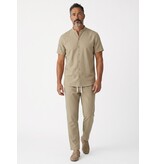 Enos Herren-Sommer-Set – Herren-Sommerhose – Hemd und Hose – Zweiteiler – C211 – Braun