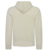 Enos Elegantes zweiteiliges Set – Lässiger Oversize-Trainingsanzug für Herren – Jogginganzug für Erwachsene – 5853 – Beige