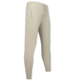 Enos Elegantes zweiteiliges Set – Lässiger Oversize-Trainingsanzug für Herren – Jogginganzug für Erwachsene – 5853 – Beige