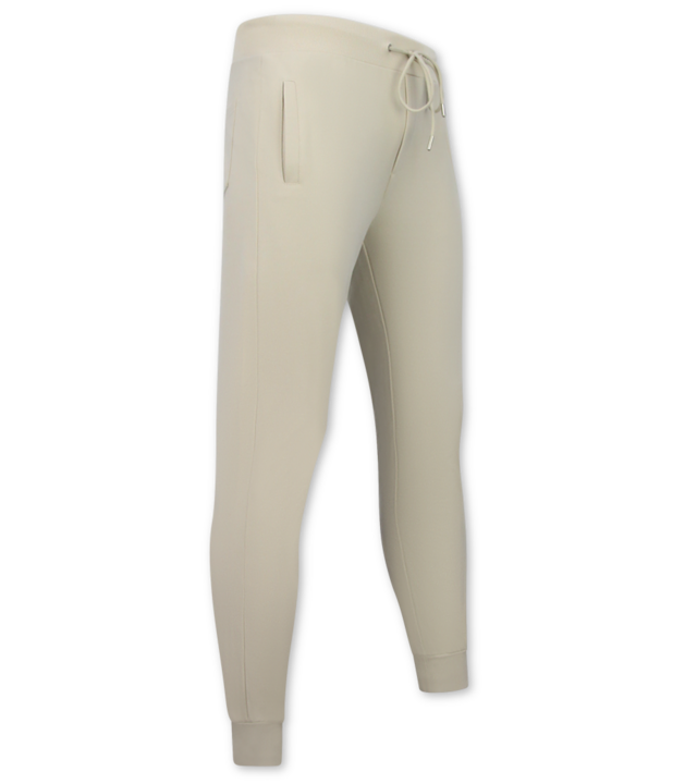 Enos Elegantes zweiteiliges Set – Lässiger Oversize-Trainingsanzug für Herren – Jogginganzug für Erwachsene – 5853 – Beige