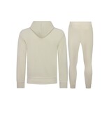 Enos Elegantes zweiteiliges Set – Lässiger Oversize-Trainingsanzug für Herren – Jogginganzug für Erwachsene – 5853 – Beige