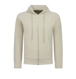 Enos Elegantes zweiteiliges Set – Lässiger Oversize-Trainingsanzug für Herren – Jogginganzug für Erwachsene – 5853 – Beige