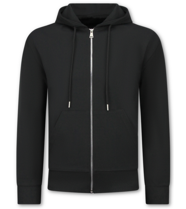 Enos Lässiger Oversize-Trainingsanzug für Herren – Elegantes zweiteiliges Set – Jogginganzug für Erwachsene – 5853 – Schwarz