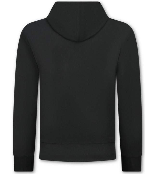 Enos Lässiger Oversize-Trainingsanzug für Herren – Elegantes zweiteiliges Set – Jogginganzug für Erwachsene – 5853 – Schwarz