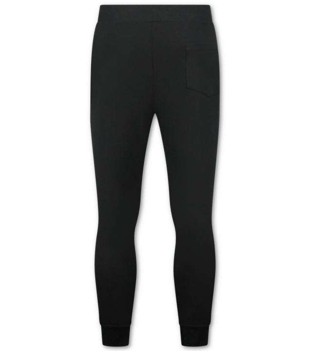 Enos Lässiger Oversize-Trainingsanzug für Herren – Elegantes zweiteiliges Set – Jogginganzug für Erwachsene – 5853 – Schwarz