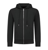 Enos Lässiger Oversize-Trainingsanzug für Herren – Elegantes zweiteiliges Set – Jogginganzug für Erwachsene – 5853 – Schwarz