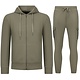Lässiger, gerippter Oversize-Jogginganzug für Herren – Herren-Trainingsanzug – Elegantes zweiteiliges Set – 7920 – Olivgrün