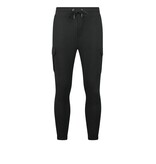 Enos Lässiger, gerippter Oversize-Trainingsanzug für Herren – Jogginganzug für Erwachsene – Elegantes zweiteiliges Set – 7920 – Schwarz