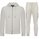 Lässiges, geripptes Zweiteiler-Set in Oversize – Herren-Trainingsanzug – Jogginganzug für Herren – 7920 – Beige