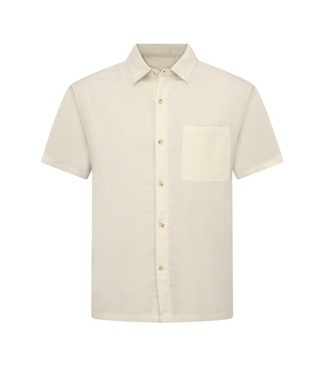 Enos Leinen-Sommer-Set für Herren – Oversized Twinset – Leinenhemd für Herren – Leinenhose für Herren – 7165 – Beige