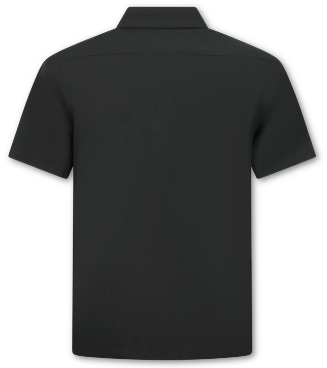 Enos Leinen-Sommer-Set für Herren – Oversized Twinset – Leinenhose für Herren – Leinenhemd für Herren – 7165 – Schwarz