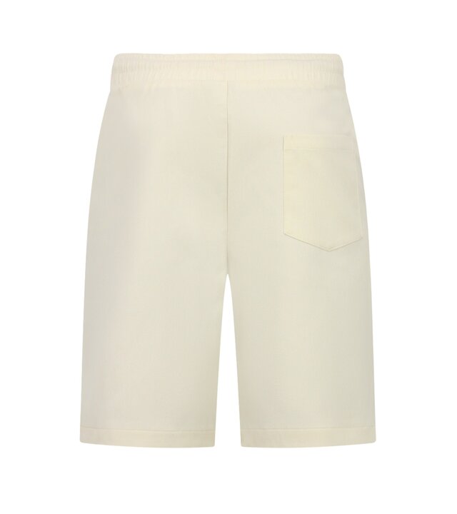 Enos Herren-Sommer-Set – Geripptes Oversize-Poloshirt und Shorts – Kombi-Set – F-5827 – Beige