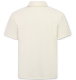 Enos Herren-Sommer-Set – Geripptes Oversize-Poloshirt – Herrenshorts / Herren-Oversize-T-Shirt – Twinset – F-5828 – Beige