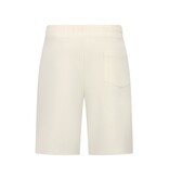Enos Herren-Sommer-Set – Geripptes Oversize-Poloshirt – Herrenshorts / Herren-Oversize-T-Shirt – Twinset – F-5828 – Beige