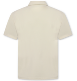 Enos Herren-Sommer-Set – Geripptes Oversize-Hemd und Shorts – Zweiteiliges Set – F-5830 – Beige