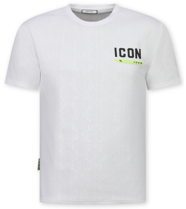 True Rise ICON Herren-Sommerset – Oversize-T-Shirt und Shorts – Twinset – 2096 – Weiß