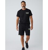 True Rise ICON Herren-Sommerset – Oversize-T-Shirt und Shorts – Twinset – 2096 – Schwarz