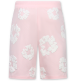 True Rise Sommer-Set für Herren mit Blumenmuster – Blumenanzug mit Shorts, Herren-Twinset – 1770 – Rosa