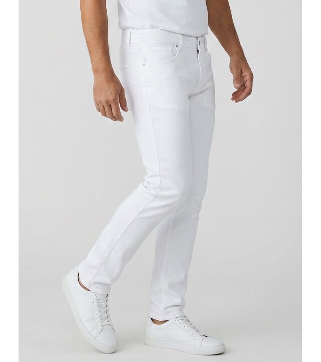 True Rise Weiße Herren-Jeans – Slim-Fit-Jeans für Herren – Stretch-Jeans für Herren – Weiße Herren-Jeans YG-1619 Weiß