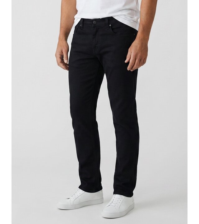 True Rise Schwarze Herrenjeans – Herren-Jeans für Erwachsene – Jeans in normaler Passform – Stretch-Jeans YG-3423 – Schwarz