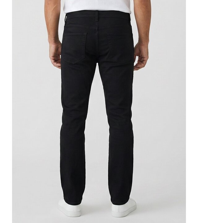 True Rise Schwarze Herrenjeans – Herren-Jeans für Erwachsene – Jeans in normaler Passform – Stretch-Jeans YG-3423 – Schwarz