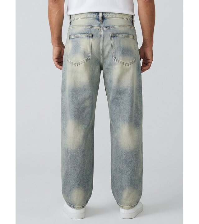True Rise Baggy-Jeans für Herren – Oversized-Jeans – Jeans für Erwachsene – XSF78523 – Blau