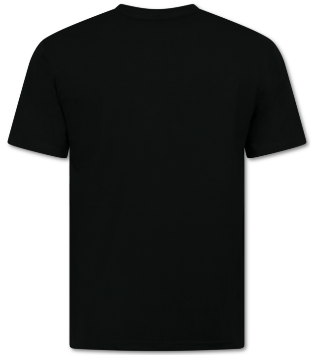 True Rise Oversized Herren-T-Shirt – Schlichtes Herren-T-Shirt Weiß – MD6530 – Schwarz