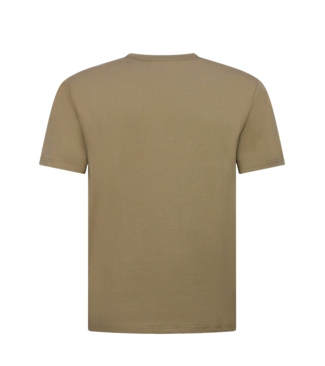 True Rise Oversized Herren-T-Shirt – Schlichtes weißes Herren-T-Shirt – MD6530 – Dunkelbraun